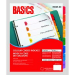 Basics&reg; Colour Coded Indexes, 1-8, 4 sets/pkg