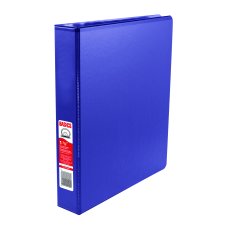 Basics&reg; Customizable Round Ring Binder 1-1/2" Blue