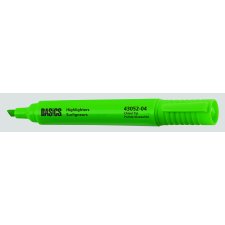 Basics&reg; Highlighters, Green, 12/bx