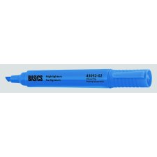 Basics&reg; Highlighters, Blue, 12/bx