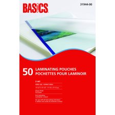 Basics&reg; Laminating Pouches, 11-1/2" x 17-1/2", 50/pkg