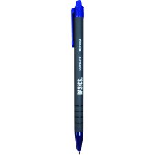 Basics&reg; Retractable Ball Point Pen, Medium, Blue, 12/bx