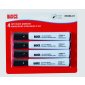 Basics&reg; Dry Erase Whiteboard Markers, Chisel Tip, Black, 4/pkg