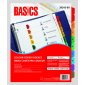 Basics&reg; Colour-Coded Indexes, 1-10, 4 sets/pkg