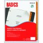 Basics&reg; Printed Tab Indexes, A-Z, Yellow