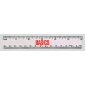 Basics&reg; Flexible Transparent Ruler, 6"/15cm