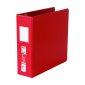 Basics&reg; D-Ring Binder, 3", Red