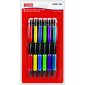 Basics&reg; Mechanical Pencils with Grip, 0.5mm, Assorted, 6/pkg