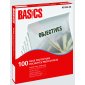Basics&reg; Page Protectors, 3 mil, Clear, Letter, 100/bx