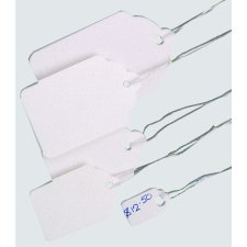Merangue Merchandise String Tags, 1-3/4" x 1-3/32", 50/pkg