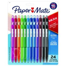 Paper Mate&reg; InkJoy&reg; 300 RT Retractable Ball Point Pens, Medium Point, Assorted, 24/pkg