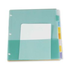 Oxford Poly Divider Page With Pockets
