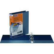 Davis Group QuickFit&reg; View D-Ring Binder, 1-1/2", Navy Blue