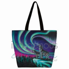Sky Dance - Wolf Song Large Tote Bag
