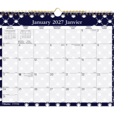 Blueline&reg; Monthly Wall Calendars
