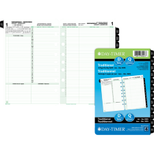 Day-Timer&reg; Daily Refill,  Desk Size, 2PPD, Bilingual