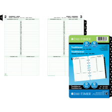 Day-Timer&reg; Daily Refill, Desk Size, 1PPD, Bilingual