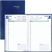 Blueline&reg; Essential Daily Planner, 8" x 5", Hard Cover, Blue