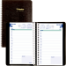 Blueline&reg; Essential Daily Planner, 8" x 5", Soft Cover, Black