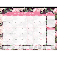 Blueline&reg; Pink Ribbon Monthly Desk Pad