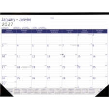 Blueline&reg; DuraGlobe� Monthly Desk Pad