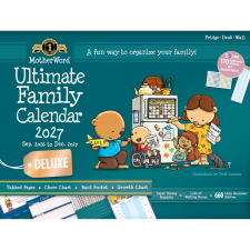 MotherWord&reg; Mom's Ultimate Family Calendar, 18" x 13-1/2"