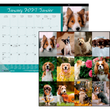 Blueline&reg; Monthly Desk Pads, 22" x 17"