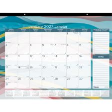 Blueline&reg; Azure Desk Pads, 22" x 17"