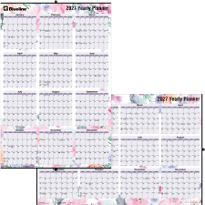 Blueline&reg; Yearly Wall Calendar