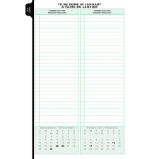 Day-Timer&reg; Dated Weekly Page Refills, 8-1/2" x 5-1/2"