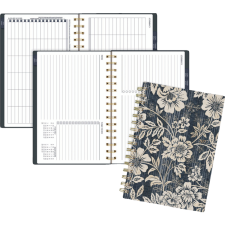 Cambridge&reg; Denim Blooms Weekly/Monthly Planners
