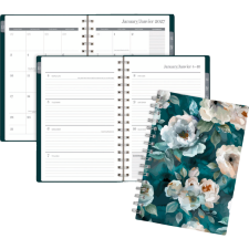 Cambridge&reg; Teal Garden Weekly/Monthly Planners