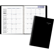 AT-A-GLANCE&reg; Monthly Planner, 11-7/8" x 7-7/8", Bilingual, Black
