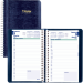 Blueline&reg; Essential Daily Diary, 8" x 5", Blue, Bilingual