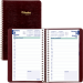 Blueline&reg; Essential Daily Diary, 8" x 5", Burgundy, Bilingual