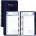 Blueline&reg; Essential Daily Diary, 6" x 3-1/2", Blue, Bilingual
