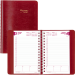 Brownline&reg; Essential Daily Diary, 8" x 5", Red