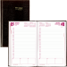 Brownline&reg; Traditional Daily Planner, 8" x 5", Black