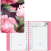 Blueline&reg; Essential Pink Ribbon Daily Diary, 8" x 5", Bilingual, Pink Daisy Design