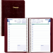 Blueline&reg; Essential Daily Planner, 8" x 5", Soft Cover, Burgundy