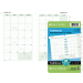 Day-Timer&reg; Monthly Refill, Desk Size, 2 pg/mnth, Bilingual