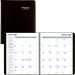 Blueline&reg; Essential Monthly Diary, 9-1/4" x 7-1/4", Bilingual, Black