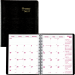 Brownline&reg; Essential Monthly Diary, 11" x 8-1/2", English, Black