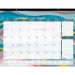Blueline&reg; Azure Desk Pad, 22" x 17", Bilingual
