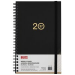 Basics Weekly Diary, 8" x 5", Black
