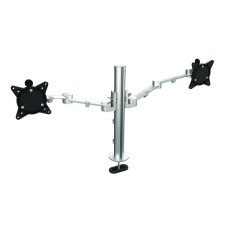 Offices To Go&reg; Dual Monitor Arm, Tungsten