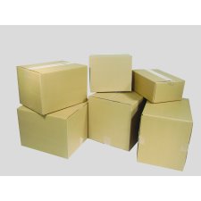 Kraft Corrugated Shipping Box, 12" x 12" x 12"