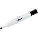 Basics Dry Erase Whiteboard Markers, Chisel, Black, 12/box