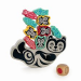 Native Northwest Stacking Blocks Balancing Game, Bear and Cubs