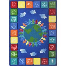 Joy Carpets One World Area Rug - 7'8" x 10'9" 